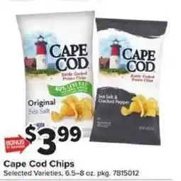 Giant Food Cape Cod Chips offer