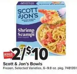 Giant Food Scott & Jon's Bowls offer