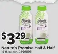Giant Food Nature's Promise Half & Half offer