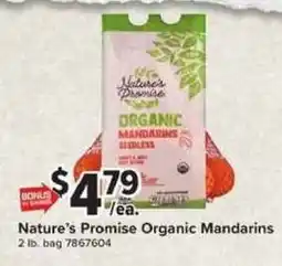 Giant Food Nature's Promise Organic Mandarins offer