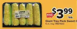 Giant Food Giant Tray Pack Sweet Corn offer