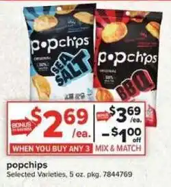 Giant Food Popchips offer