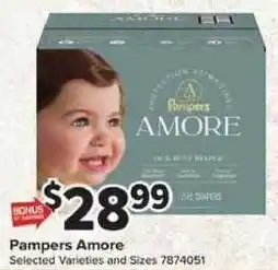 Giant Food Pampers Amore offer