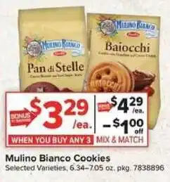 Giant Food Mulino Bianco Cookies offer