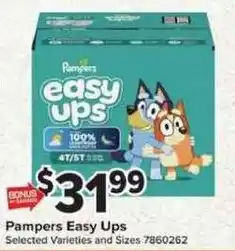 Giant Food Pampers Easy Ups offer