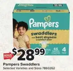 Giant Food Pampers Swaddlers offer