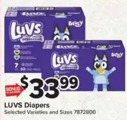 Giant Food Luv's Diapers offer