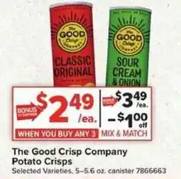Giant Food The Good Crisp Company Potato Crisps offer