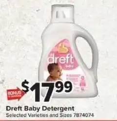 Giant Food Dreft Baby Detergent offer