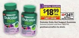 Giant Food Dulcolax Daily Gut Support Gummies offer