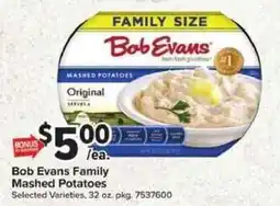 Giant Food Bob Evans Family Mashed Potatoes offer