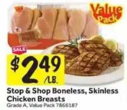 Stop&Shop Stop & Shop Boneless, Skinless Chicken Breasts offer