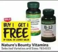 Nature's Bounty Vitamins