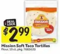 Stop&Shop Mission Soft Taco Tortillas offer