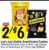 Stop&Shop Lay's, Lay's Kettle, Smartfood or Cantina offer
