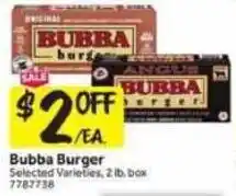 Stop&Shop Bubba Burger offer