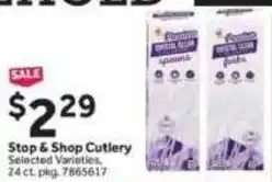 Stop&Shop Stop & Shop Cutlery offer