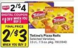 Stop&Shop Totino's Pizza Rolls offer