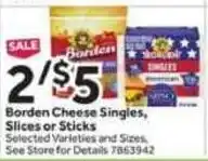 Stop&Shop Borden Cheese Singles offer