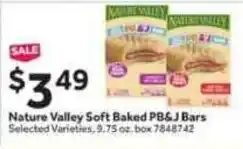 Stop&Shop Nature Valley Soft Baked PB&J Bars offer