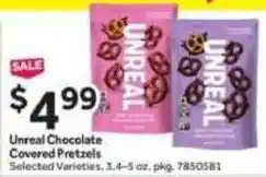 Stop&Shop Unreal Chocolate Covered Pretzels offer