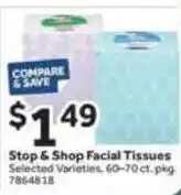 Stop&Shop Stop & Shop Facial Tissues offer