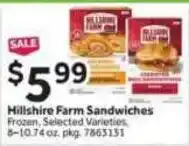Stop&Shop Hillshire Farm Sandwiches offer