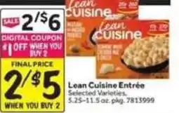 Stop&Shop Lean Cuisine Entrée offer