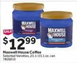 Stop&Shop Maxwell House Coffee offer