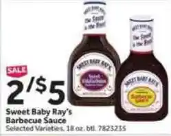 Stop&Shop Sweet Baby Ray's Barbecue Sauce offer