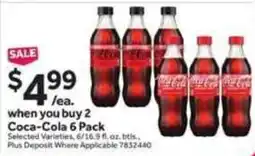 Stop&Shop Coca-Cola 6 Pack offer