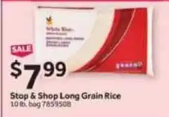 Stop&Shop Stop & Shop Long Grain Rice offer