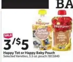 Stop&Shop Happy Tot or Happy Baby Pouch offer