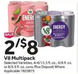 Stop&Shop V8 Multipack offer