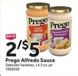 Stop&Shop Prego Alfredo Sauce offer