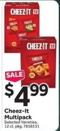 Stop&Shop Cheez-It Multipack offer