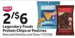 Stop&Shop Legendary Foods Protein Chips or Pastries offer