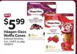 Stop&Shop Häagen-Dazs Waffle Cones offer