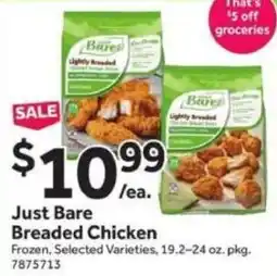 Stop&Shop Just Bare Breaded Chicken offer