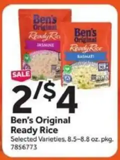 Stop&Shop Ben's Original Ready Rice offer