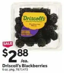 Stop&Shop Driscoll's blackberries offer