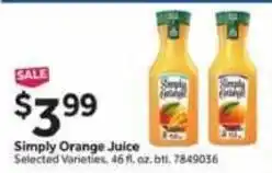 Stop&Shop Simply Orange Juice offer