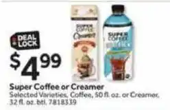 Stop&Shop Super Coffee or Creamer offer