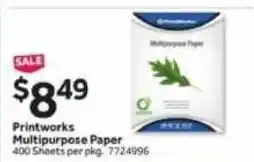 Stop&Shop Printworks Multipurpose Paper offer