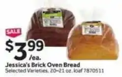 Stop&Shop Jessica's Brick Oven Bread offer