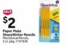 Stop&Shop Paper Mate SharpWriter Pencils offer