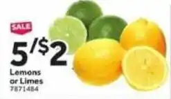 Stop&Shop Lemons or Limes offer