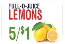 Circus Fruits FULL-O-JUICE LEMONS offer