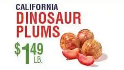 Circus Fruits CALIFORNIA DINOSAUR PLUMS offer
