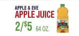 Circus Fruits APPLE & EVE APPLE JUICE offer